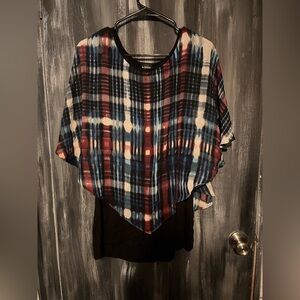 Plaid Multicolor Women's Top
